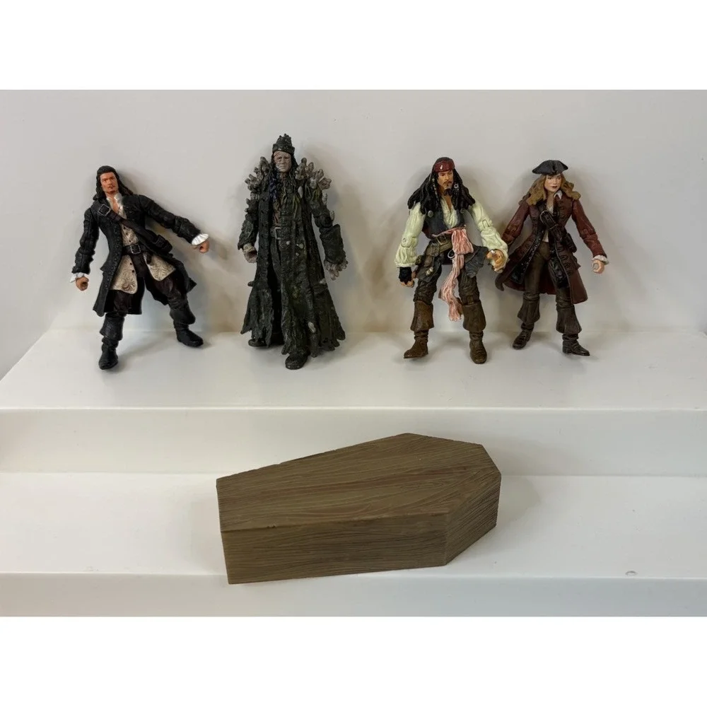 Pirates of the Caribbean Dead Mans Chest Figures Bill Turner Swann Will Jack